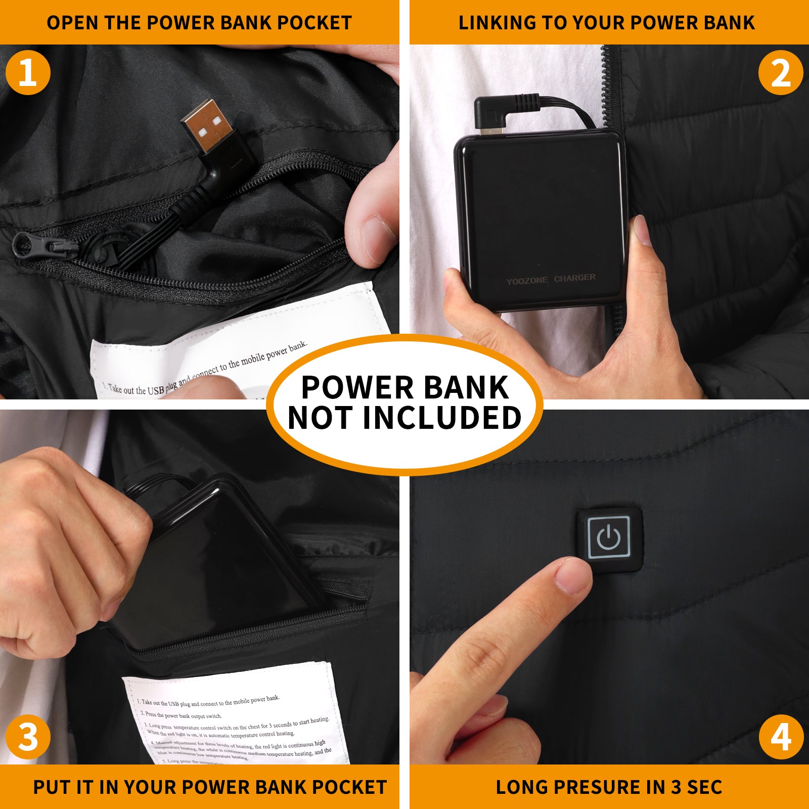 Thermox Heated Unisex Jacket with Smart Heating Technology